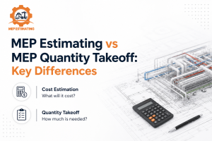 MEP Estimating vs MEP Quantity Takeoff: Key Differences